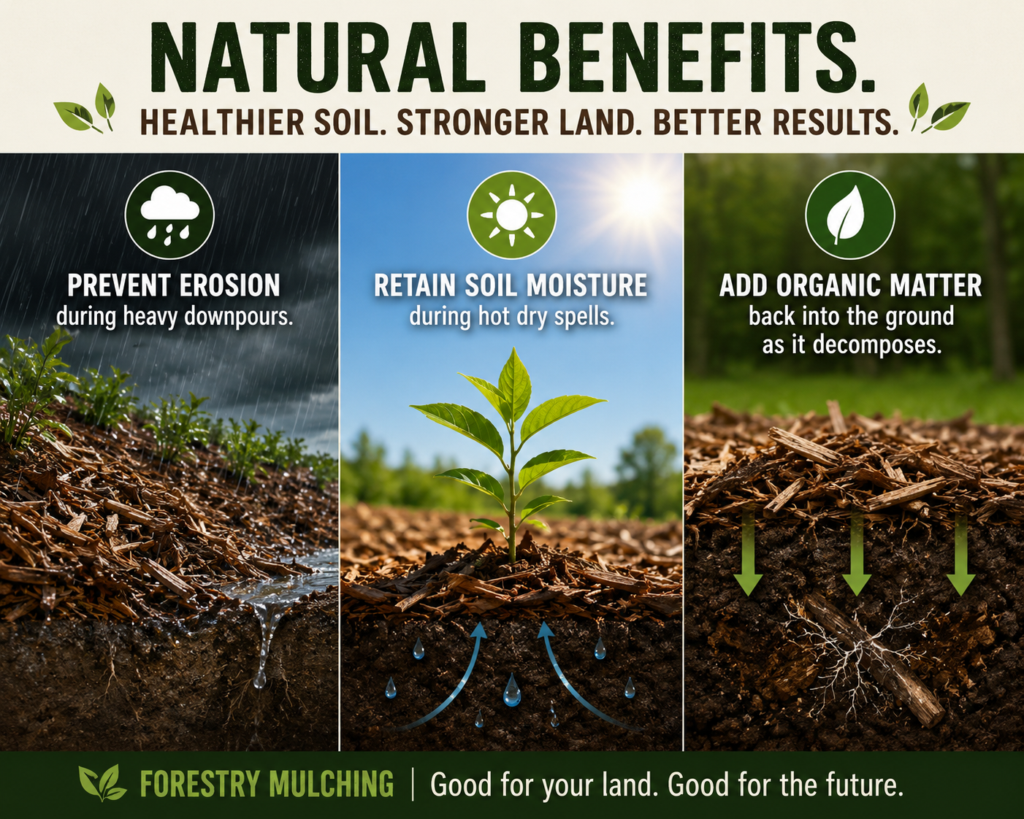 Forestry Mulching in Franklinton - Benefits